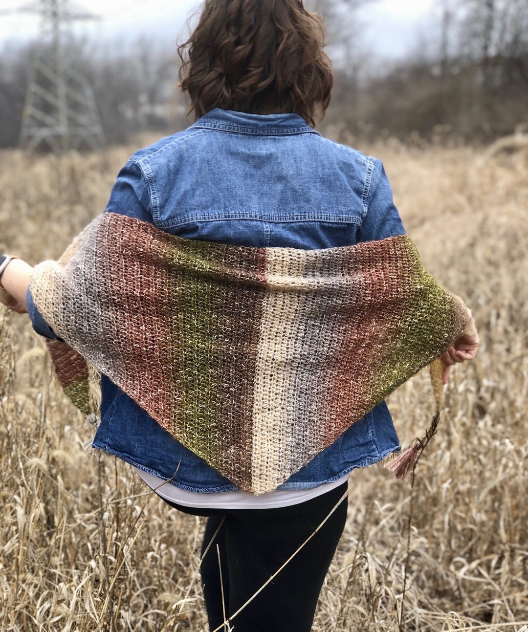 Beginner Friendly Triangle Scarf A New Angle A Purpose and A Stitch